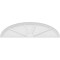 Ekena Millwork Elliptical 4 Spoke Architectural Grade PVC Pediment, 58"W x 15-1/2"H x 2"P PEDPS058X155ELL04 - alternate 6